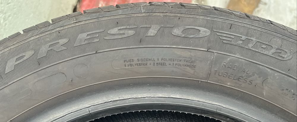 4бр 205/55/16 на 7+мм с 23дот Дебица