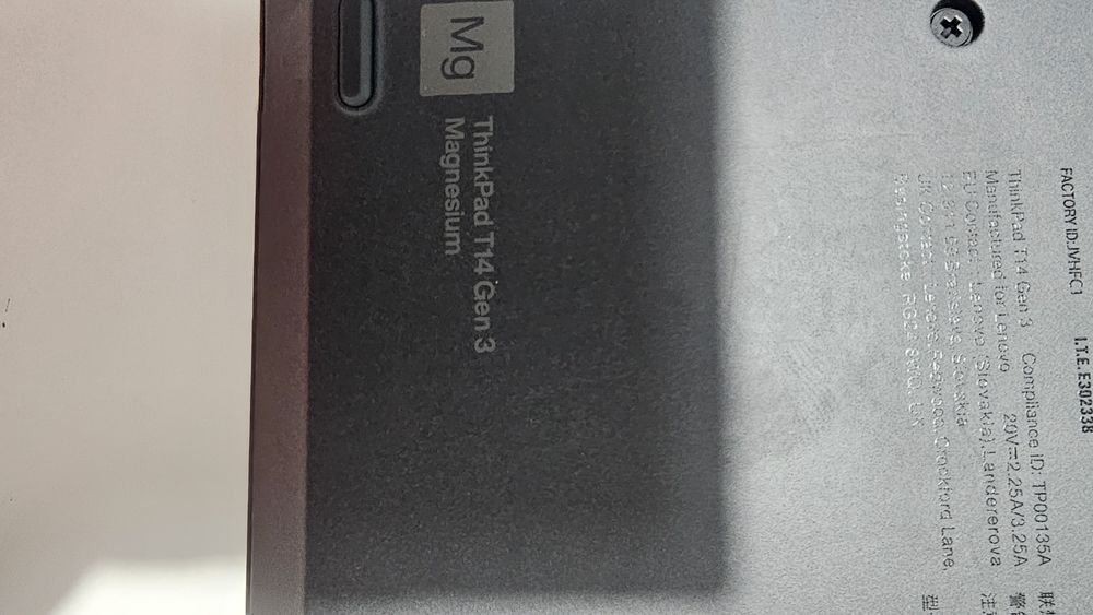 Lenovo T 14 gen 3 i.5 1245U(12 th gen)