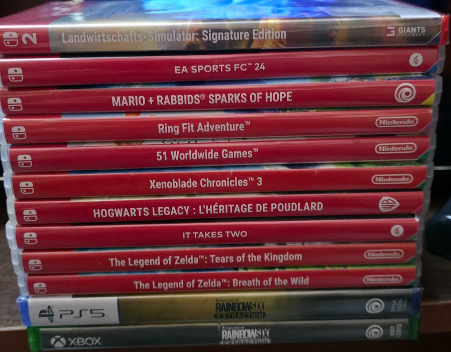 Nintendo switch Mario Zelda fifa farming