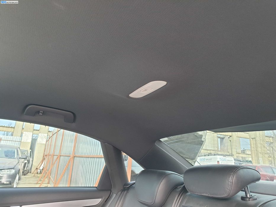 Plafon Plafoniera Tavan Material Textil Negru cu Stalpi si Parasolare Audi A4 B8 B8.5 Berlina Sedan 2008 - 2015 [K2316] [K2317] [K2318]