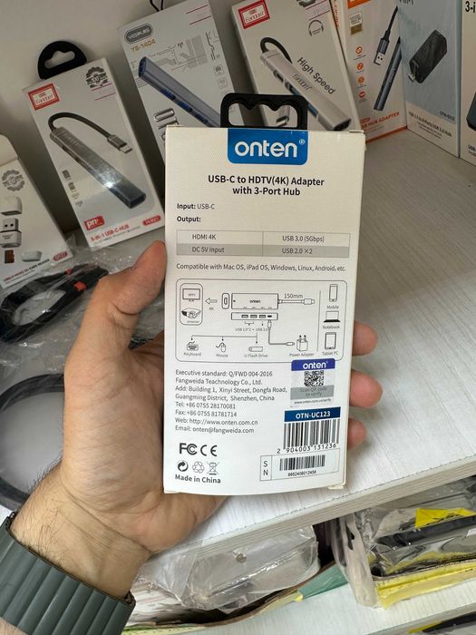 Доставка! OTG HDMI HUB USB type - c переходник