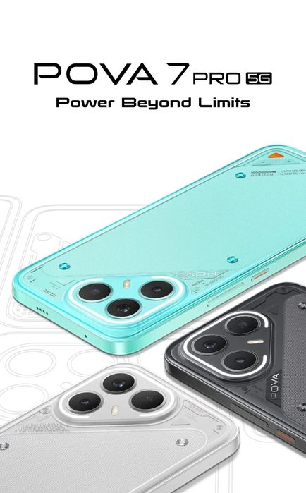 Bepul dostavka Tecno Pova 7 pro 5g
