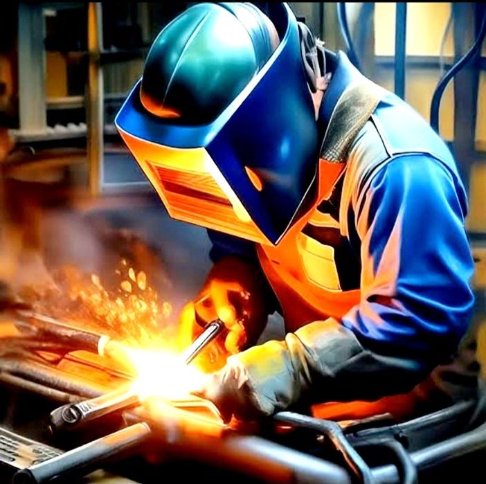 Сварка ишларини қиламиз ...