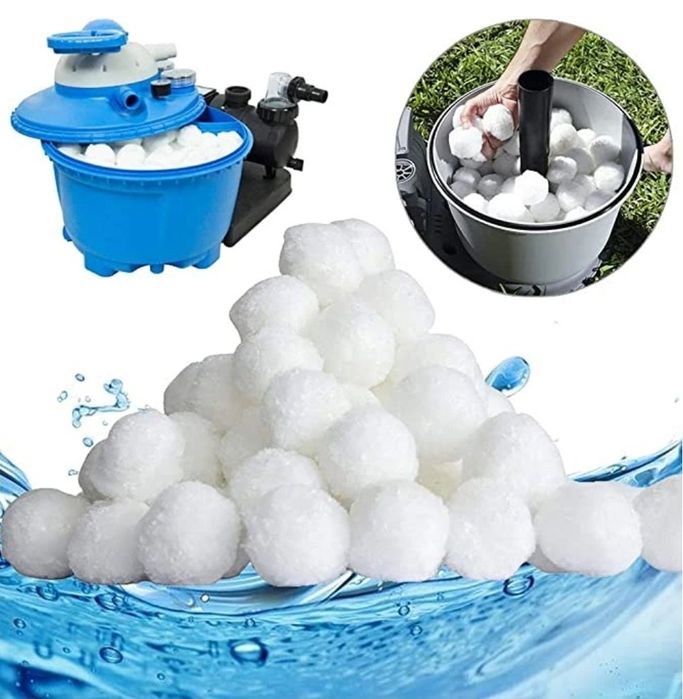Филтърни топки за басейн, 700g. Филтър за пясъчни помпи