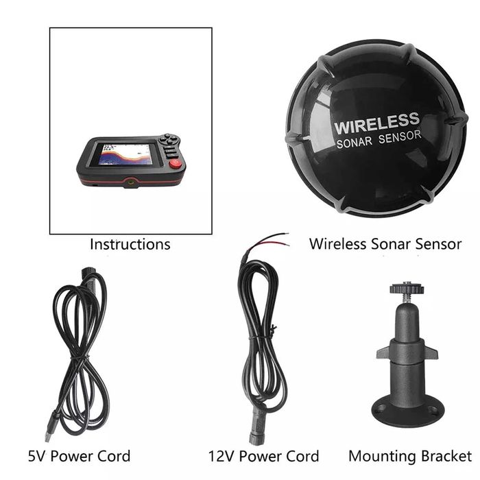Sonar Lucky Fish Finder XF08 Color , wireless  , raza 200 metri -Nou