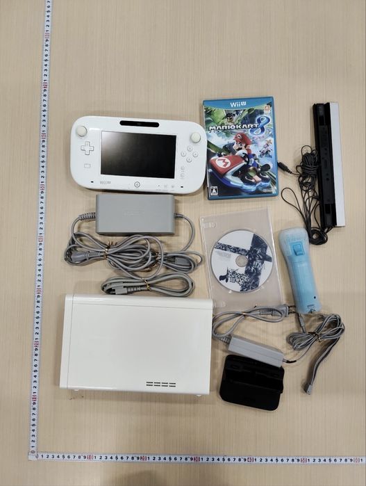 Nintendo WII U Premium 32GB White - Import Japonia + Jocuri, Accesorii