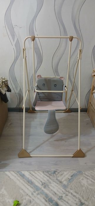 Качели детские серая