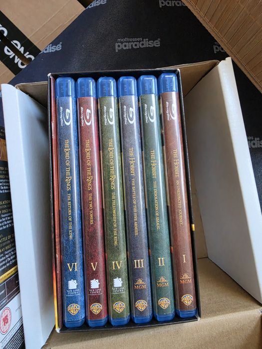 The Lord of the Rings+The Hobbit blu-ray