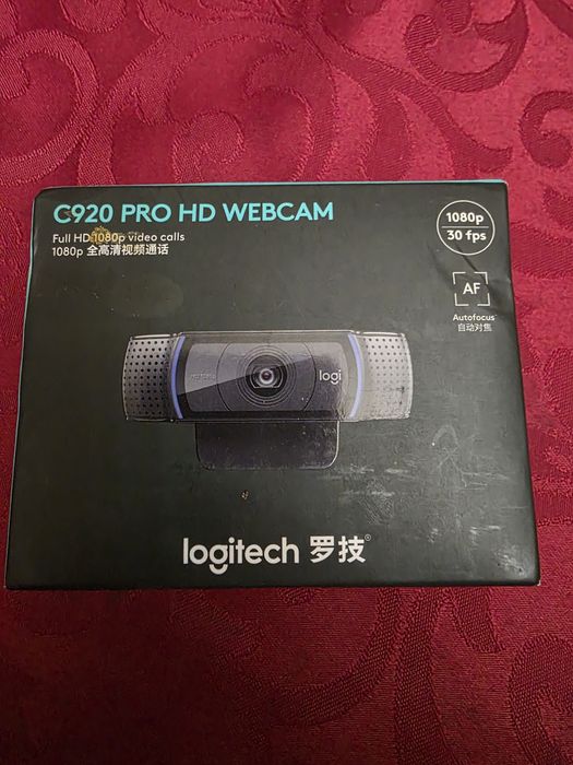 Cameră Web Logitech C920 Pro HD – Full HD 1080p, Autofocus