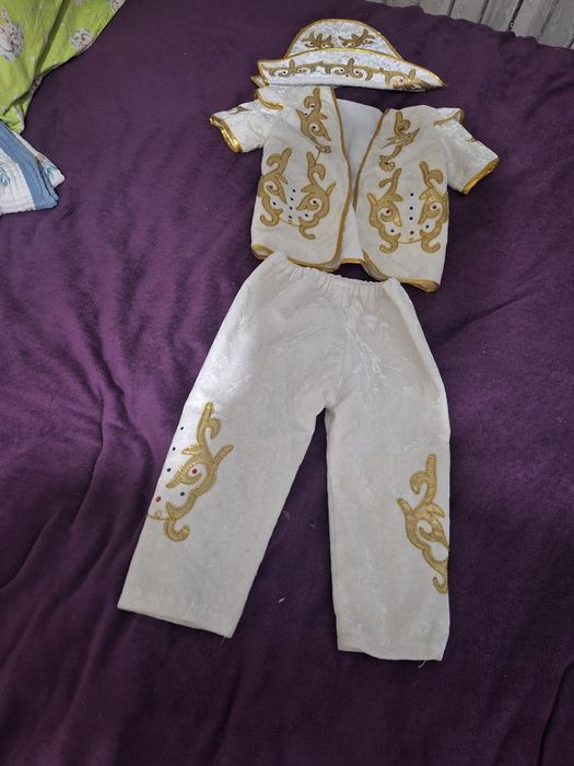 Казакша шапан детский костюм казахский