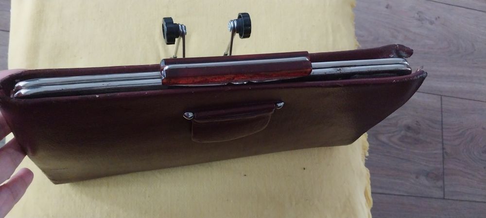 Винтажный клатч  кожанный 40 годы