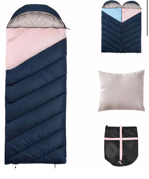 Sac de dormit cu perna inclusa