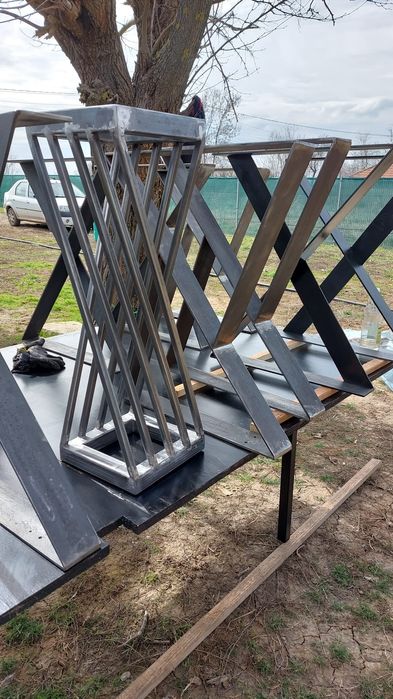 Set picioare birou stil industrial