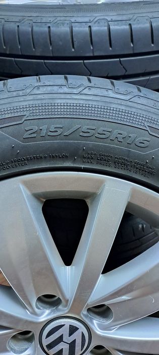 Vând jante aliaj R16 cu anvelope de vara Hankook – DOT 0621
Vând jante