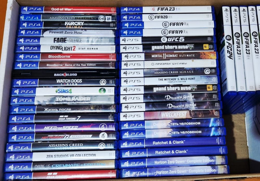 Диски на Ps4, Ps5 с лицензия!