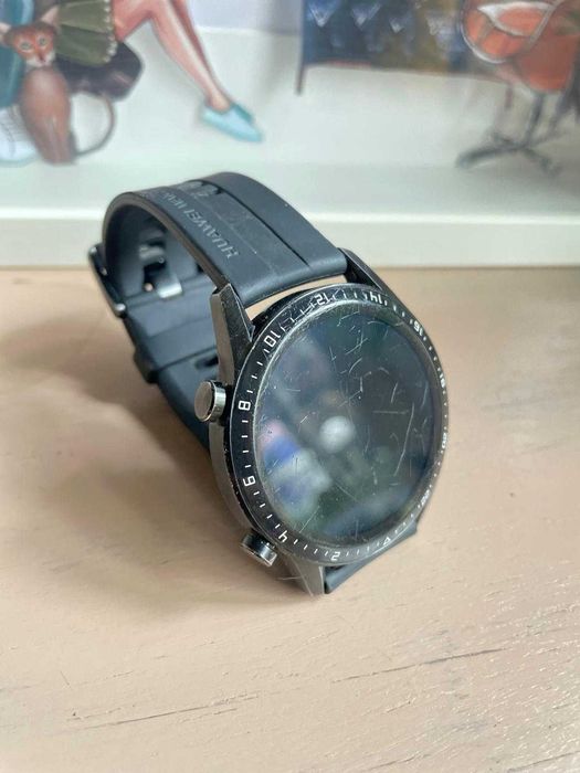 Smartwatch Huawei Watch GT 2 Black (46mm) – Funcții de Top (Apeluri, GPS, Sănătate)