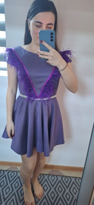 Rochie scurta mov