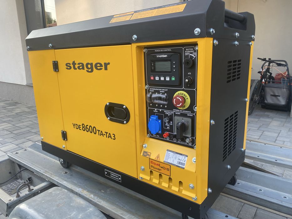 Generator Curent Stager YDE8600TA-TA3 V2 Trifazat Dual 7.5kVA Diesel