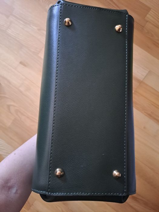 Чанта от естествена кожа. Made in Italy