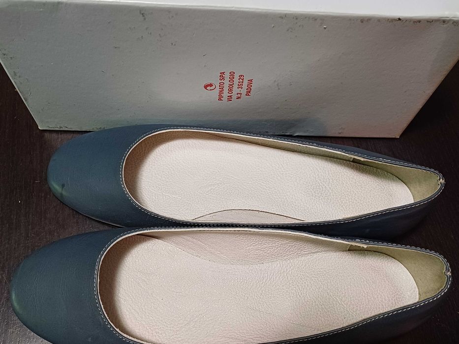 Vand balerini , piele naturala fabricati in Italia