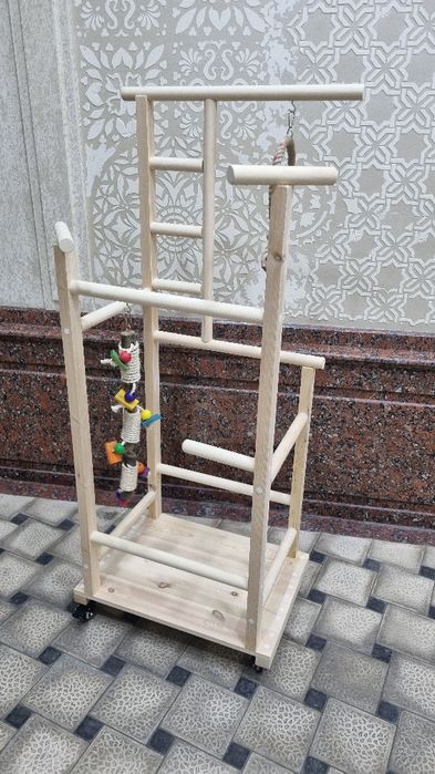 Стенд для ручных попугаев