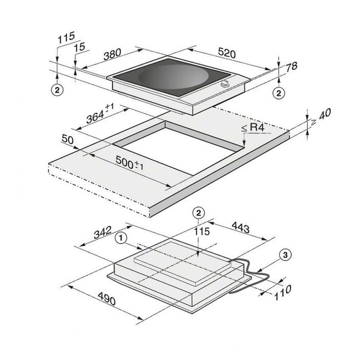 Варочная панель WOK Miele CS 1223-1 
WOK