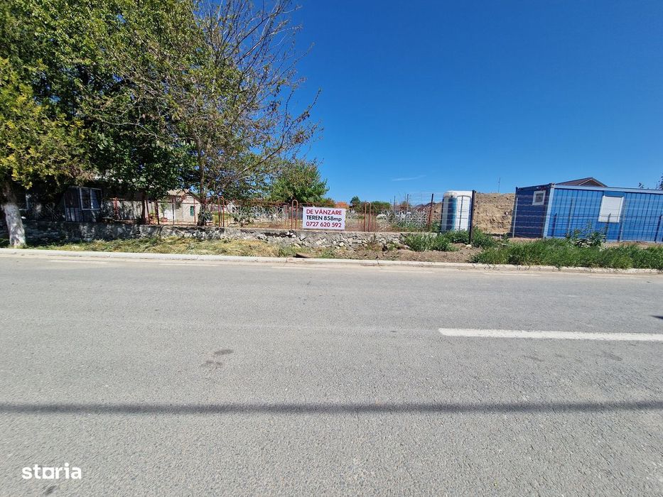 Corbu- Teren intravilan 858 cu deschidere la strada George Toparceanu