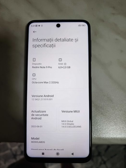 Telefon Xiaomi Redmi Note 9 Pro