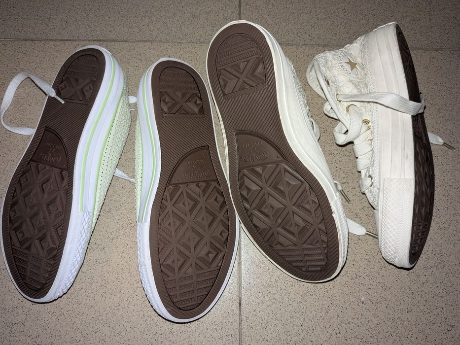 2 perechi tenisi Converse fete m. 35