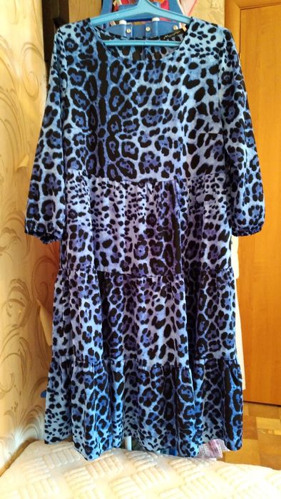 Платье- холодок трехярусное