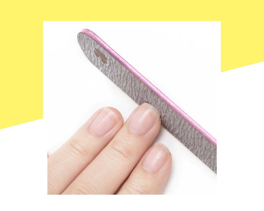 Права пила за нокти 100/180 грид VENALISA