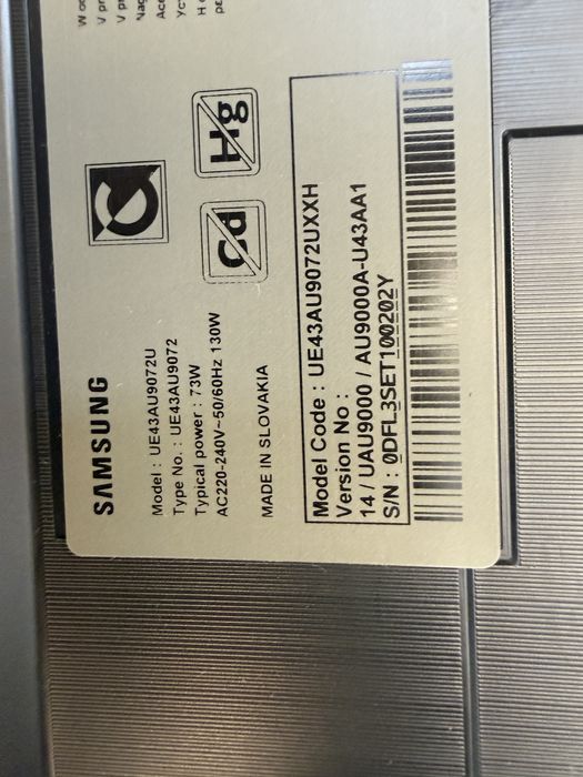 Samsung UE43AU9072U