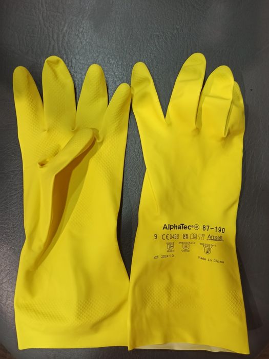 Перчатки химически стойкие AlphaTec 87-190