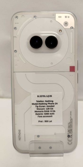 (AG 35) Telefon Nothing Phone2 b.33791 - 950Lei Garantie 2 ani!