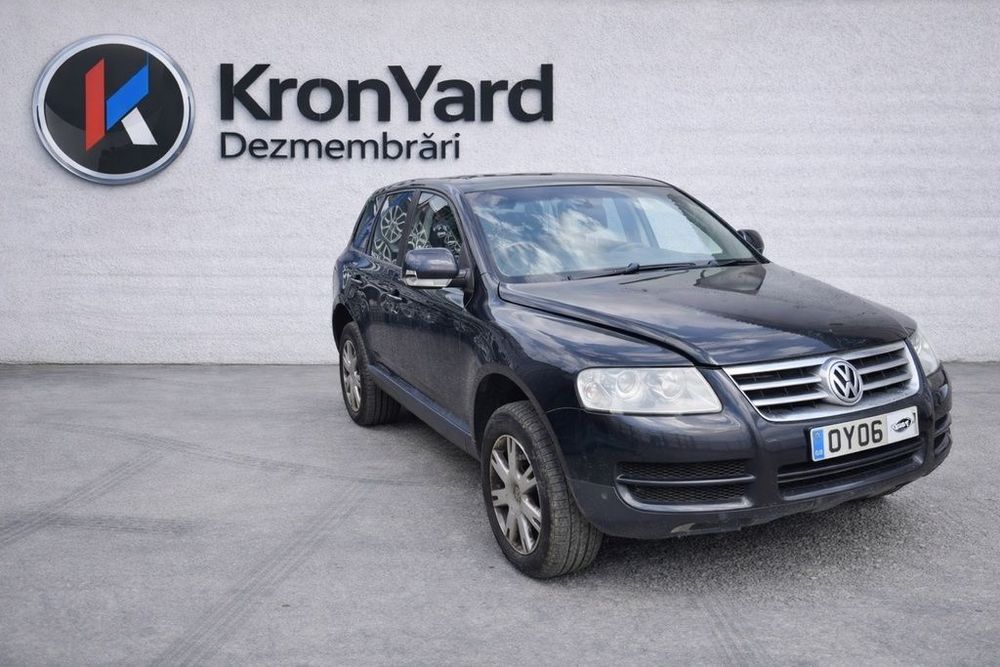 Bara spate Volkswagen Touareg 7L 2003 - 2006 SUV 4 Usi NEGRU (974) ZGÂRIATA