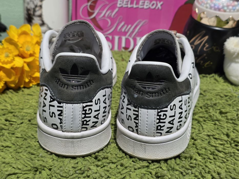 Adidas кожени кецове с букви N38