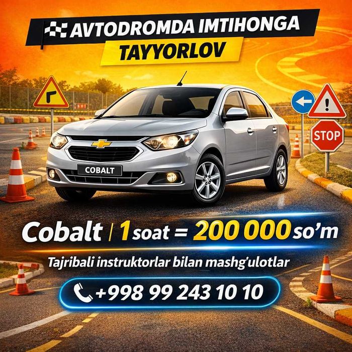 Инструктор по вождению - Avtodromda imtihonga tayyorlov!