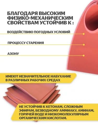 Пластина фторсиликоновая
