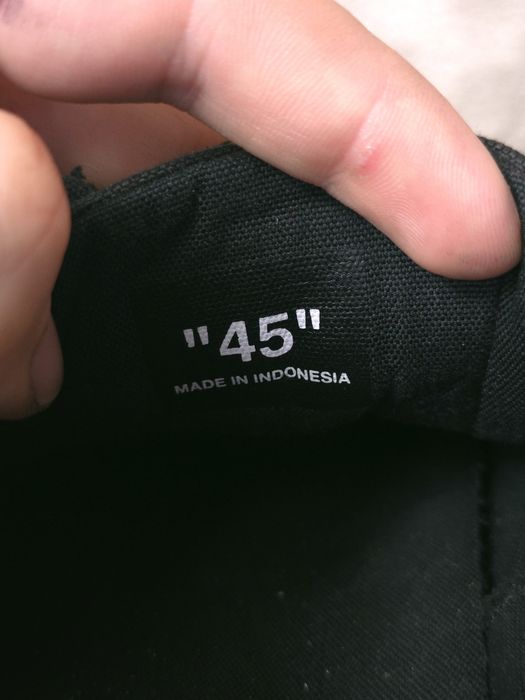 Оригинални Off-White Low Vulcanized Nero Canvas Обувки