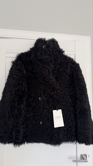 СРОЧНО Новая дубленка черная