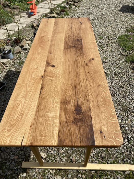 Birou demontabil din stejar.