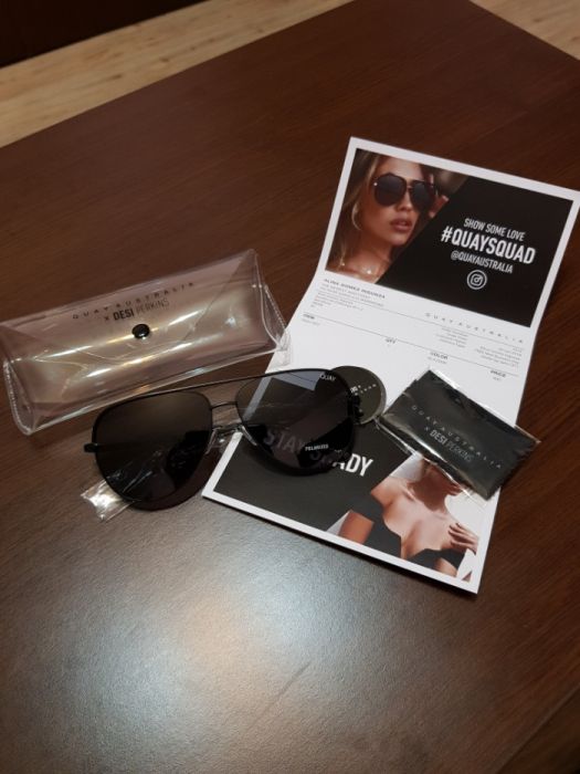 Ochelari de soare aviator High Key by Quay Australia X Desi