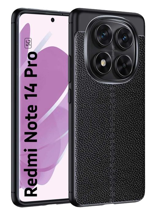 Husa Antisoc model tip Piele Xiaomi Redmi Note 14 Pro, Note 14 Pro+ 5G