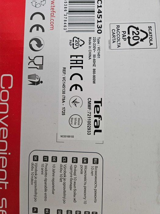 Уред за готвене на пара  Tefal