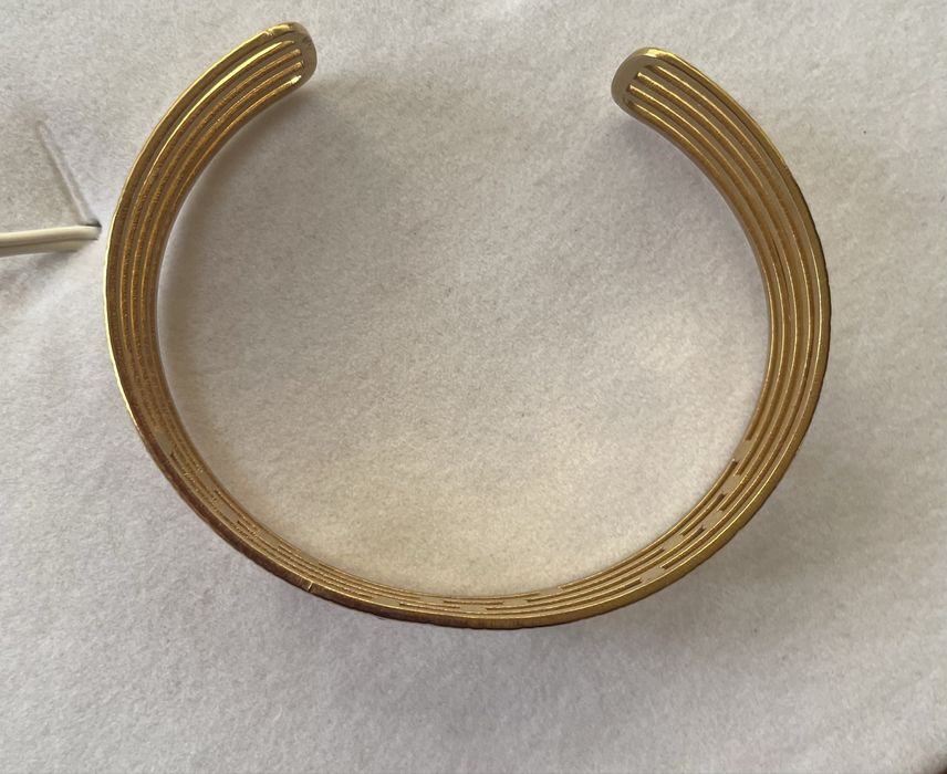 Bratara otel inoxidabil placat cu aur 18K