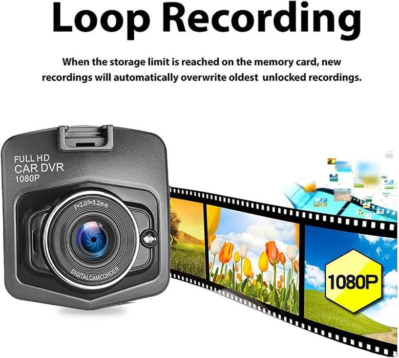 + 32 GB Карта Памет 1080p HD  Видеорегистратор за Лека Кола Бус Камион