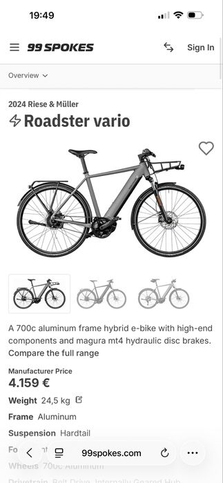 Bicicleta electrica Riese & Muller