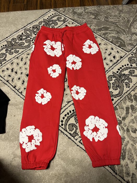 pantaloni lungi denim tears noi cu eticheta