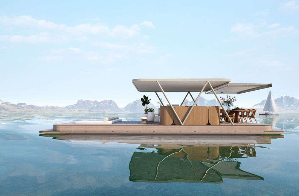 Trimaran (ponton) electric