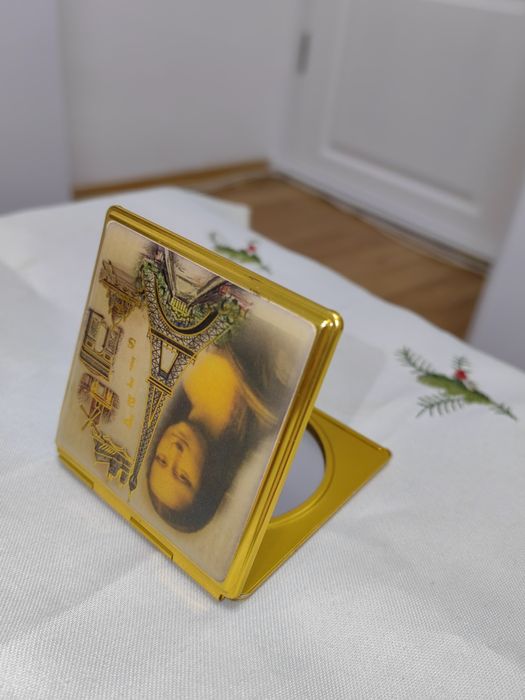 Oglinda cosmetica eleganta vintage Paris